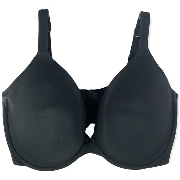 Cacique 44G Bra Plunge Cotton Stretch‎ Plus Size Lane Bryant Underwire Solid 71 - Picture 1 of 10